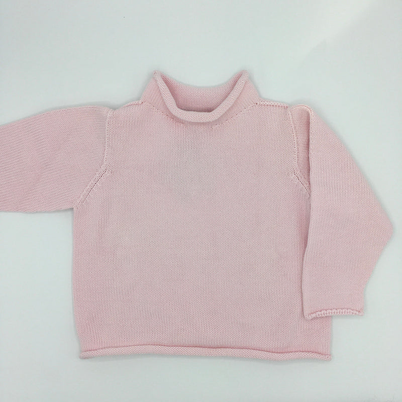 Cotton Rollneck Sweater PINK