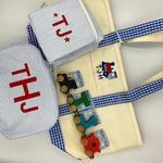 Rain or Shine Tote - Royal Gingham Trim