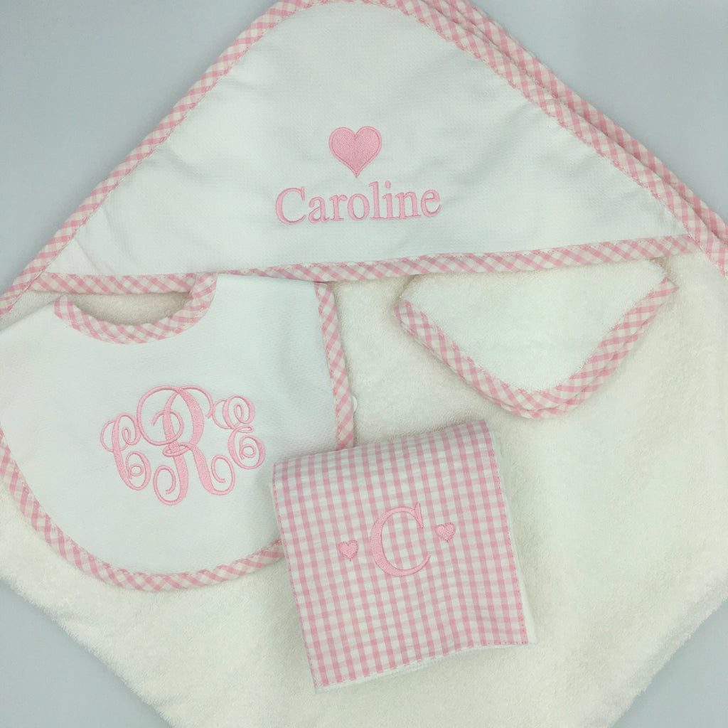 Gingham Hooded Towels
