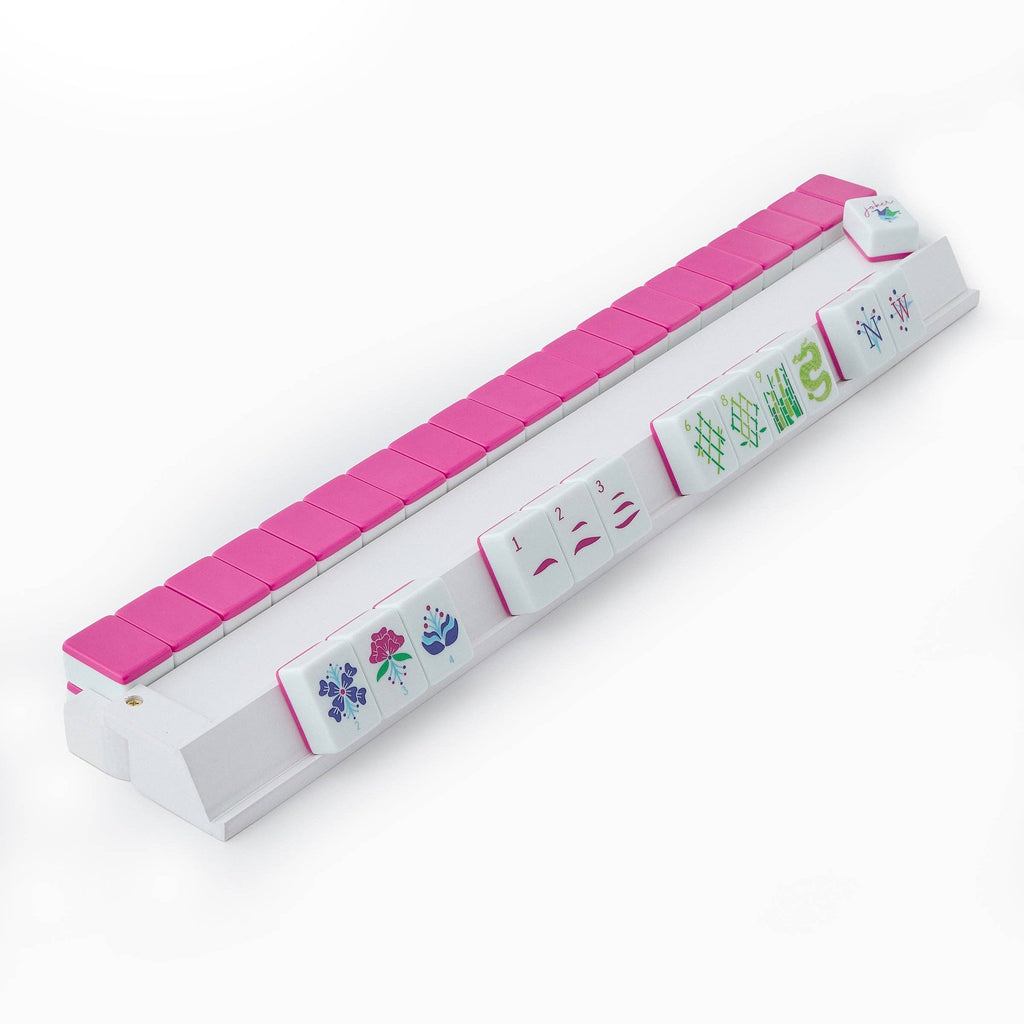 Extra Large White Wooden Rack & Pushers
