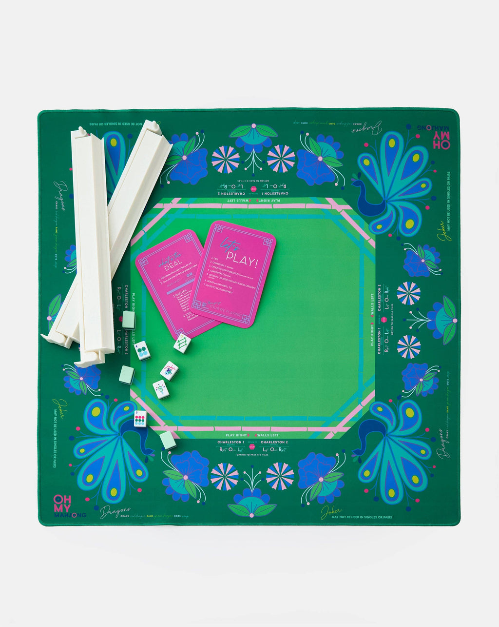 Birdie Green Mahjong Mat