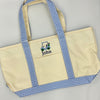 Rain or Shine Tote - Sky Gingham Trim