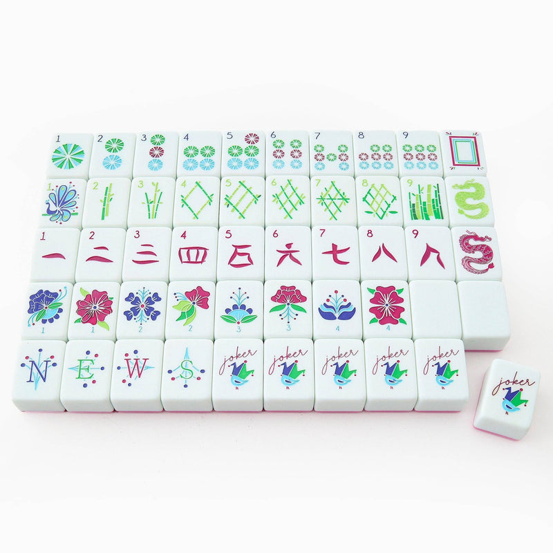 Mahjong Tiles - Darjeeling (Larger)