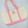 Rain or Shine Tote - Pink Gingham Trim