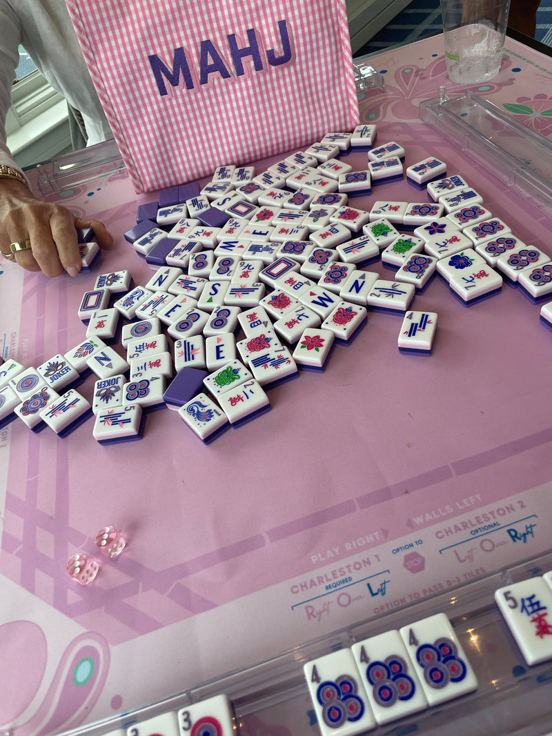 Mahjong Tiles - Lilac Soiree