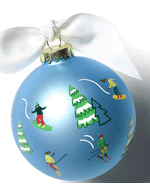 Mountain Sports Let it Snow Ornament