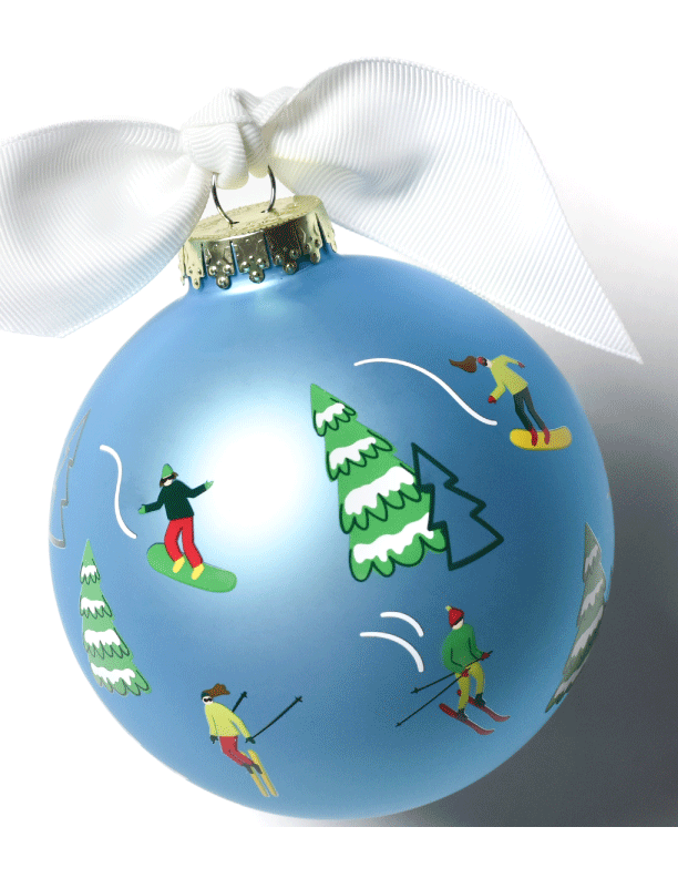 Mountain Sports Let it Snow Ornament