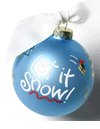 Mountain Sports Let it Snow Ornament