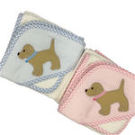 Hooded Towel - Blue Lab Puppy