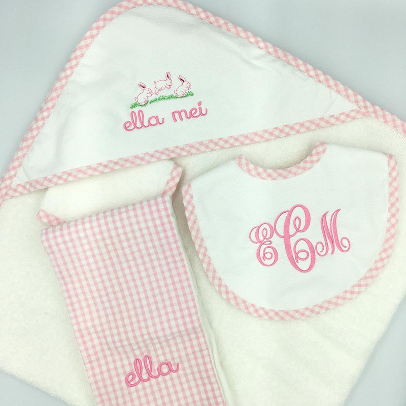 Gingham Hooded Towels