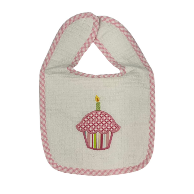 First Birthday Bib Pink
