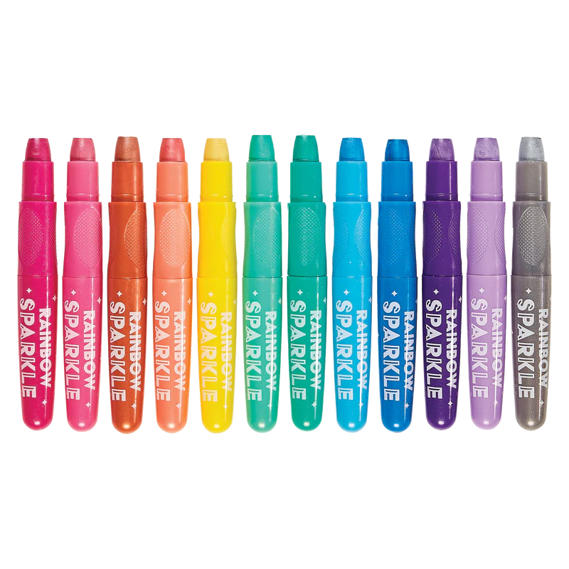 Rainbow Sparkle Watercolor Gel Crayons