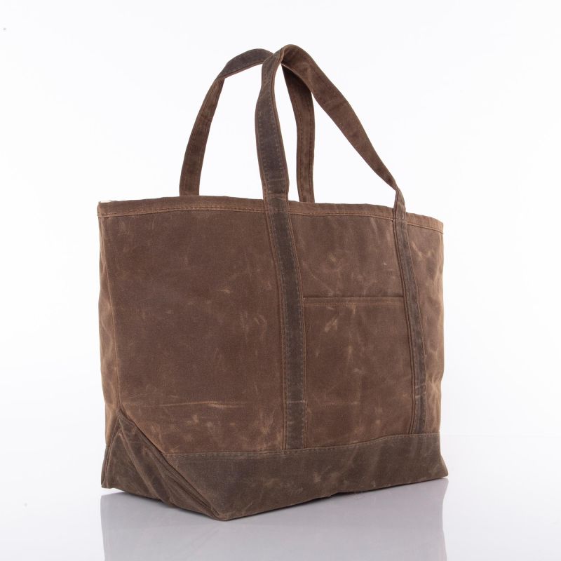 Waxed Large Tote