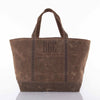 Waxed Large Tote