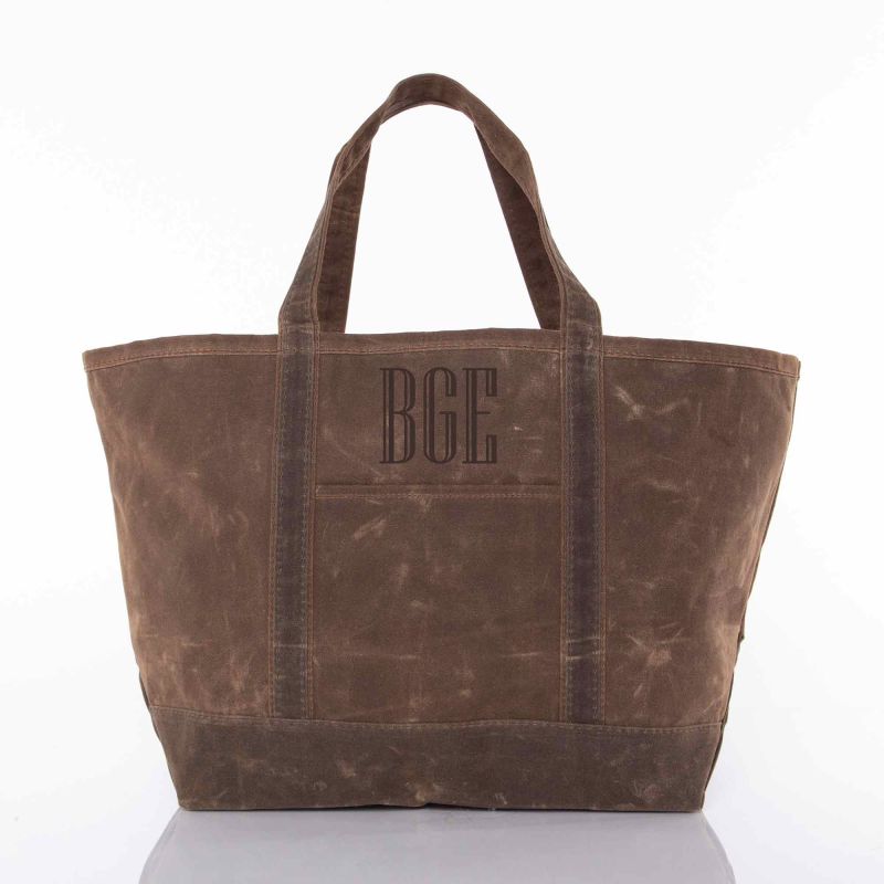 Waxed Large Tote