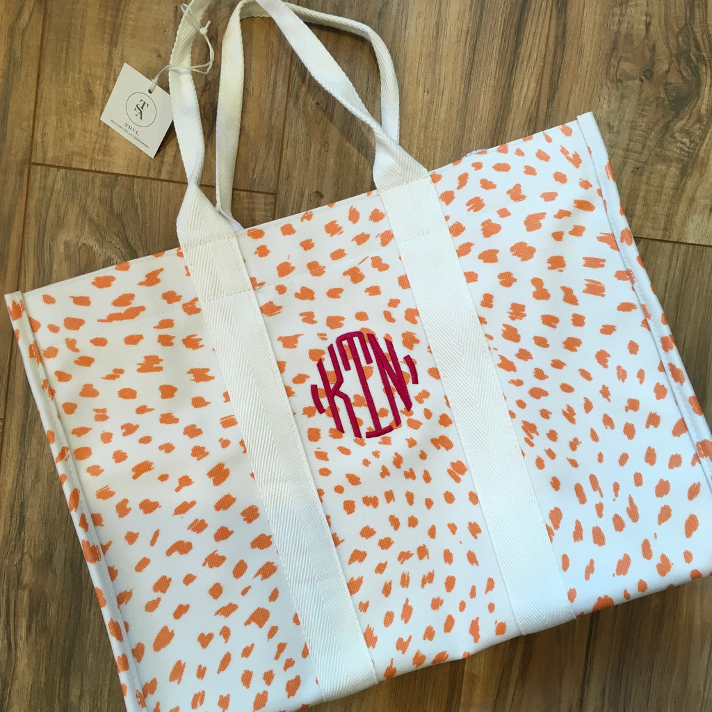 Spot On! Large Tote – Monograms off Madison