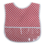 Red Check Bib