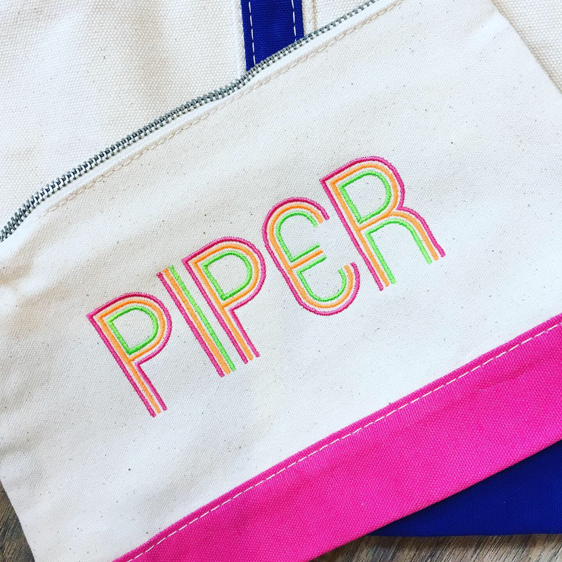 Canvas Zipper Pouch