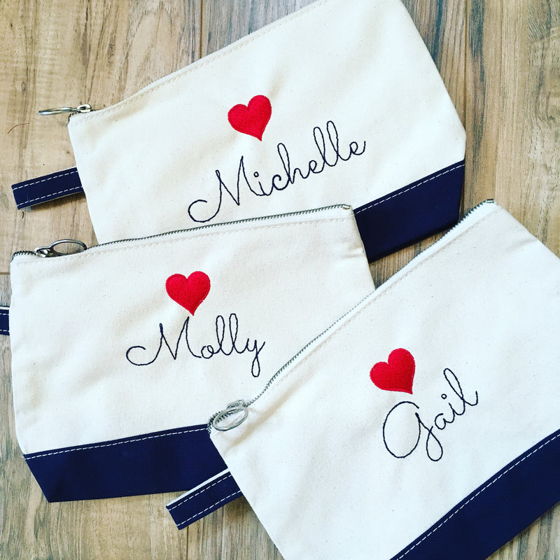 Canvas Zipper Pouch