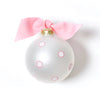 First Christmas Ornament - Pink Snowman