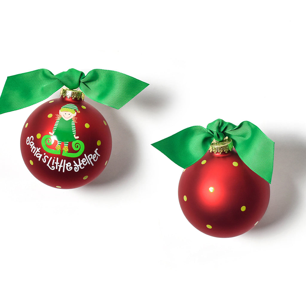 Santa's Little Helper Ornament - GIRL