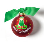 Santa's Little Helper Ornament - GIRL