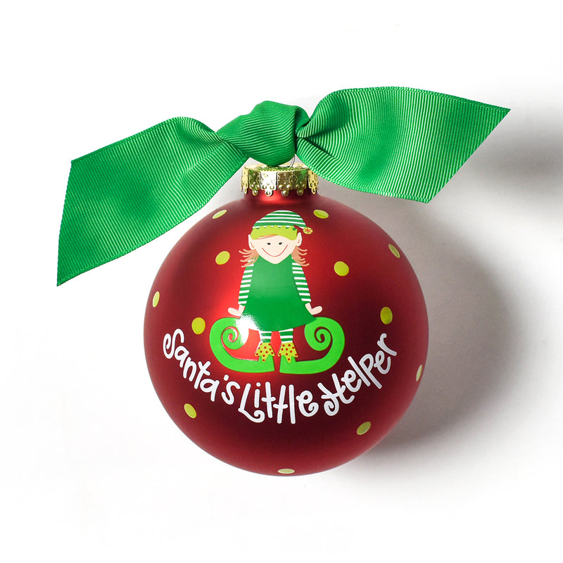 Santa's Little Helper Ornament - GIRL