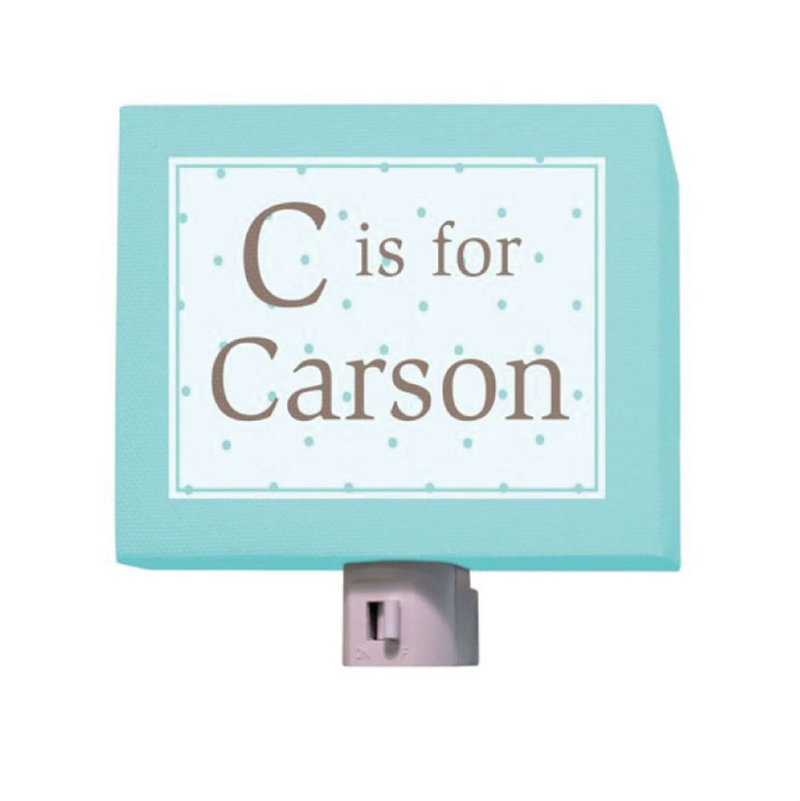 Alphabet Nightlight - Blue