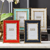 Gold Bamboo Border Photo Frame - Vertical