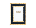 Gold Bamboo Border Photo Frame - Vertical