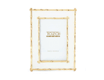 Gold Bamboo Border Photo Frame - Vertical