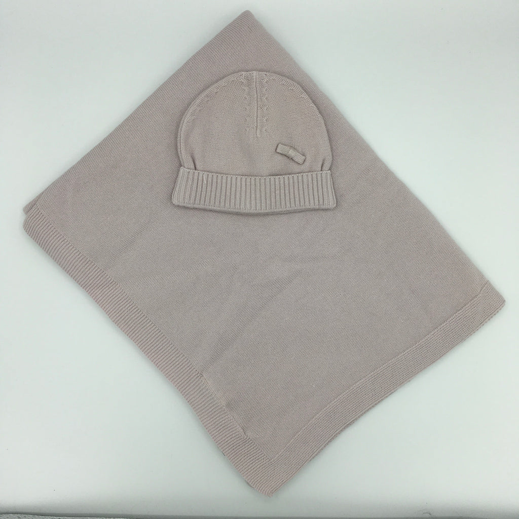 Organic Cotton Blanket & Cap Set