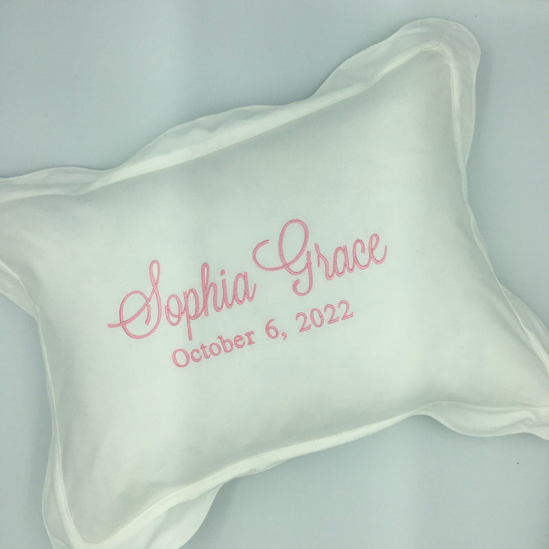 Scallop Edge Boudoir Pillow