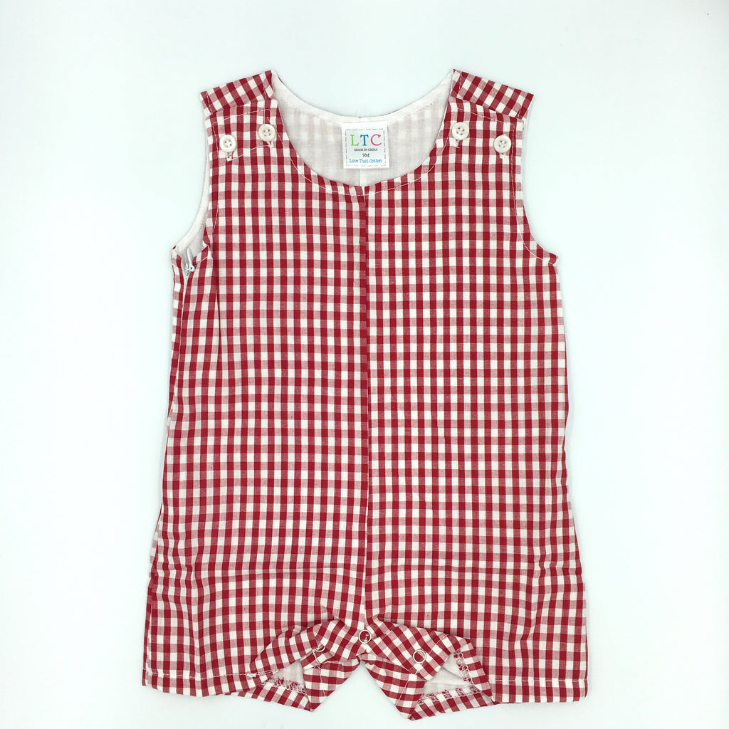 Cape Cod Jon Jon - Red Check
