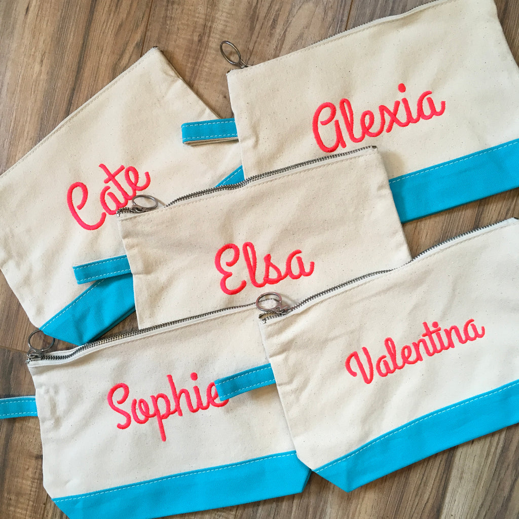 Canvas Zipper Pouch