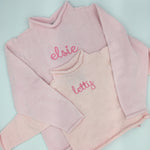 Cotton Rollneck Sweater PINK