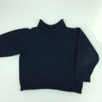 Cotton Rollneck Sweater NAVY