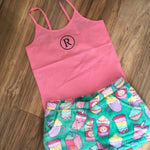 Candy Pink Pattern Shorts