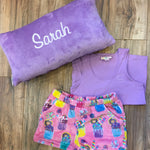 Candy Pink Pattern Shorts