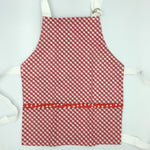 Red Check Kids Apron