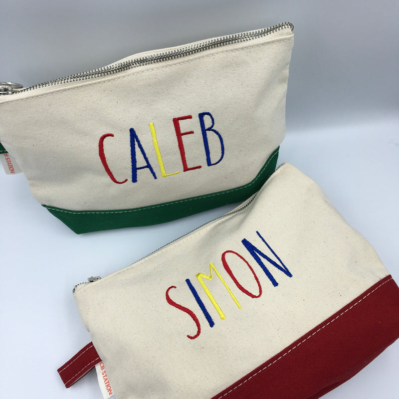 Canvas Zipper Pouch