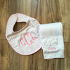 Applique Burp & Bib Set