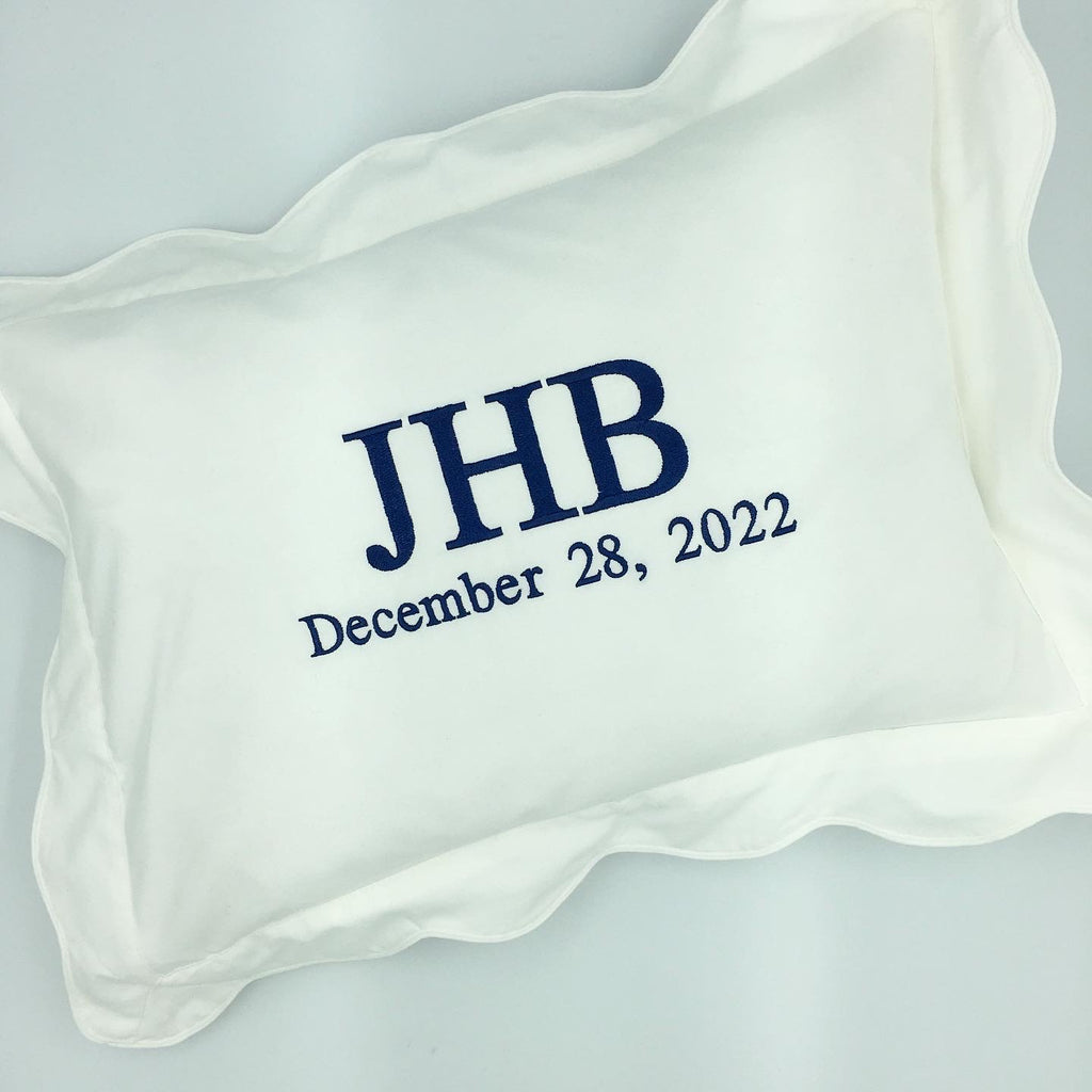 Scallop Edge Boudoir Pillow