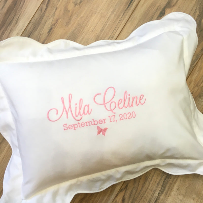 Scallop Edge Boudoir Pillow