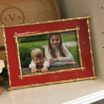 Gold Bamboo Border Photo Frame - Horizontal