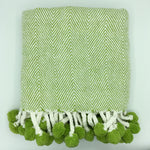 Pom Pom Throw Blanket