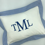 Gingham Boudoir Pillow