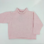 Cotton Rollneck Sweater PINK