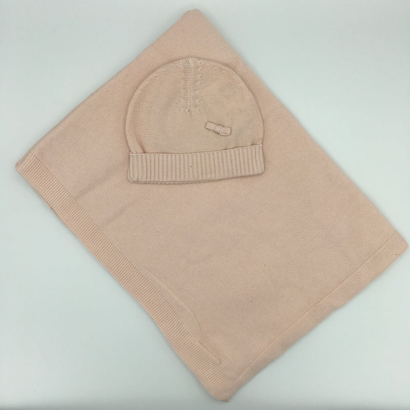 Organic Cotton Blanket & Cap Set