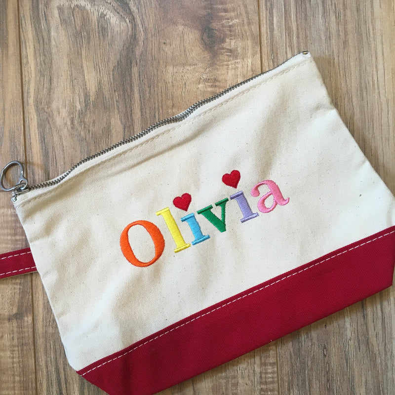 Canvas Zipper Pouch